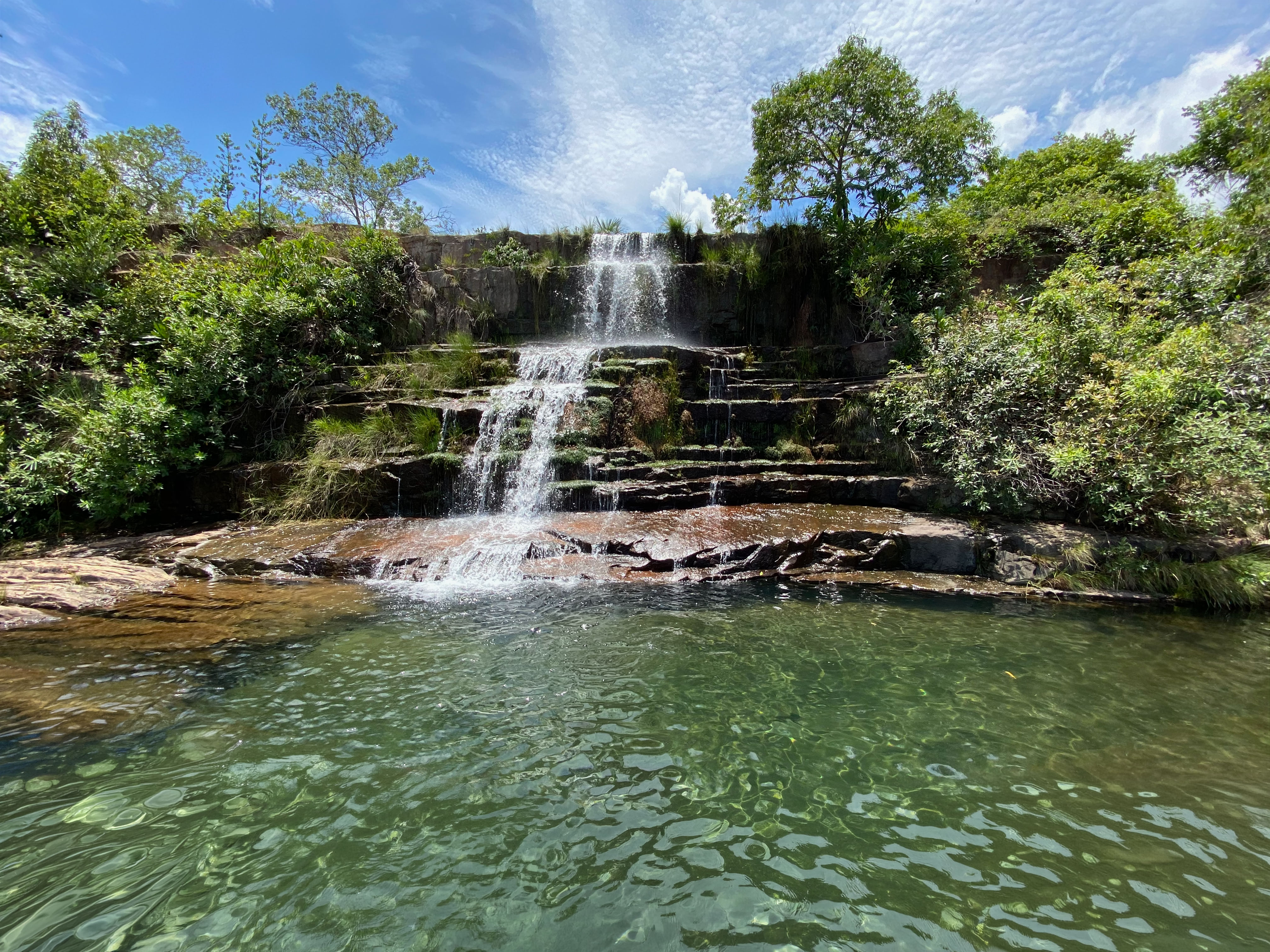 Panorâmica da cachoeira Fábio Nasser
