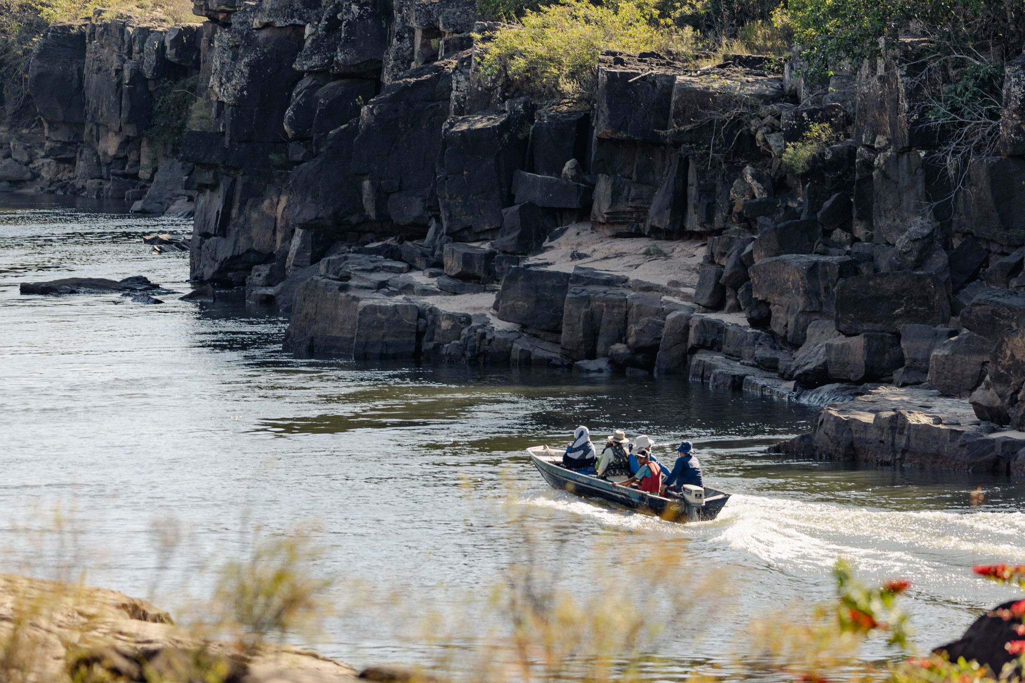 Passeio de barco no Rio Araguaia