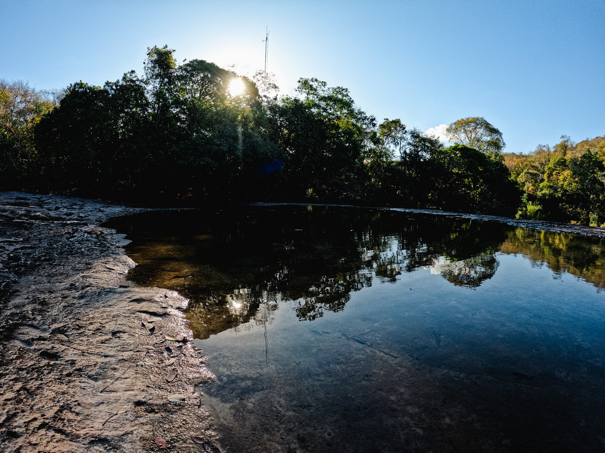Poço de água termal